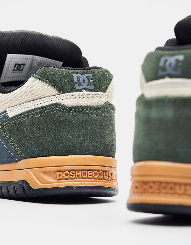 DC Stag Skate Shoes - Deep Forest
