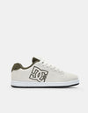 DC Gaveler SE Skate Shoes - Offwhite/Green