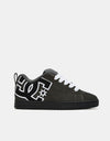 DC Court Graffik SE Skate Shoes - Anthracite/Black