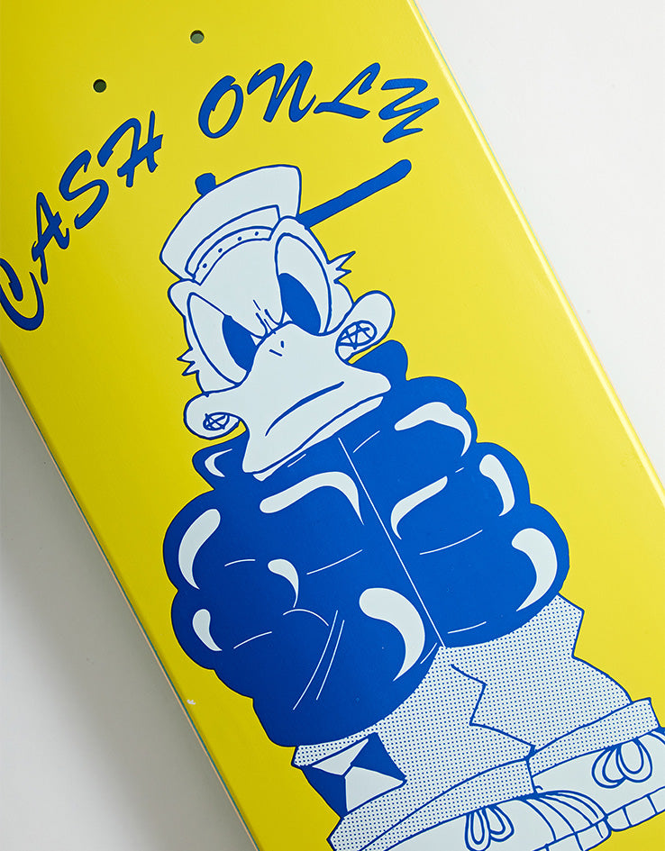 Cash Only Duck Skateboard Deck - 8.125"