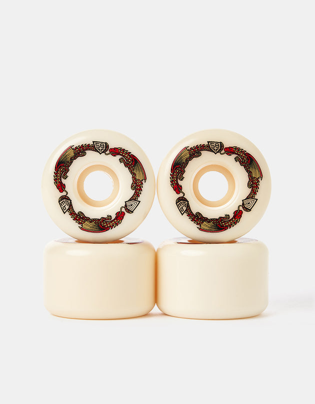 Powell Peralta Dragon Formula V7 93a Skateboard Wheels - 58mm x 38mm