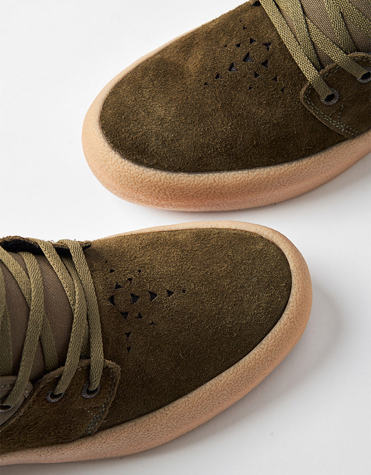 Globe Mahalo Skate Shoes - Military Olive/Crepe