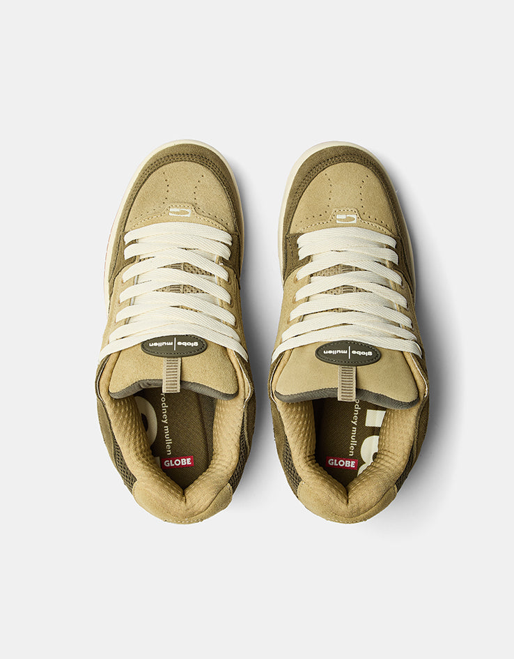 Globe Tilt Prime Skate Shoes - Olive/Sand/Mullen