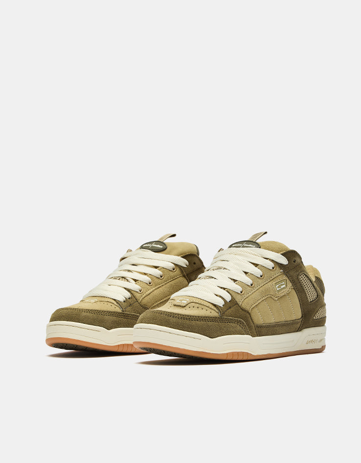 Globe Tilt Prime Skate Shoes - Olive/Sand/Mullen