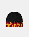 Thrasher Flame Skully Beanie - Black