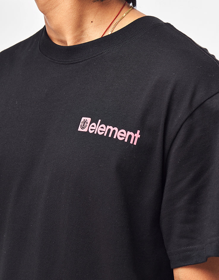 Element Joint T-Shirt - Flint Black/Pink