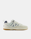 New Balance Numeric 808 Light Tiago Lemos Skate Shoes - Sea Salt/Navy