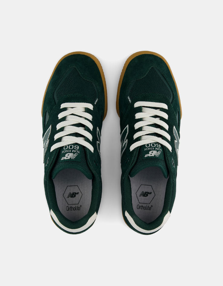 New Balance Numeric 600 Tom Knox Skate Shoes - Forest/White