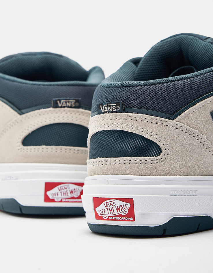 Vans Skate Half Cab Wafflecup Shoes - Oatmeal/Deep Teal