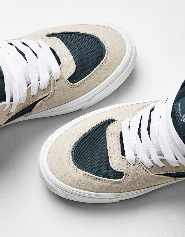 Vans Skate Half Cab Wafflecup Shoes - Oatmeal/Deep Teal