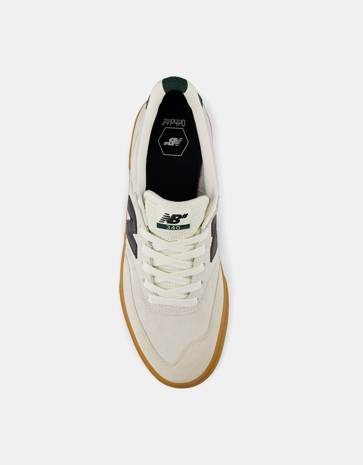 New Balance Numeric 340 Skate Shoes - Sea Salt/Black