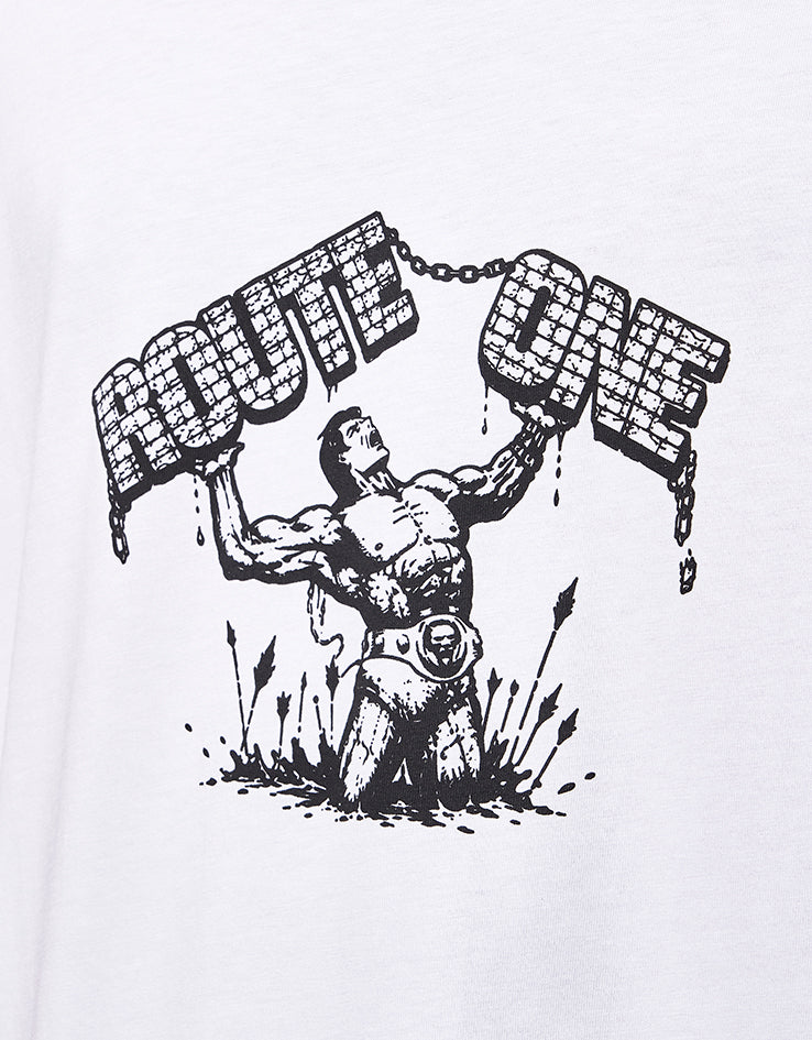 Route One Hero Organic T-Shirt - White