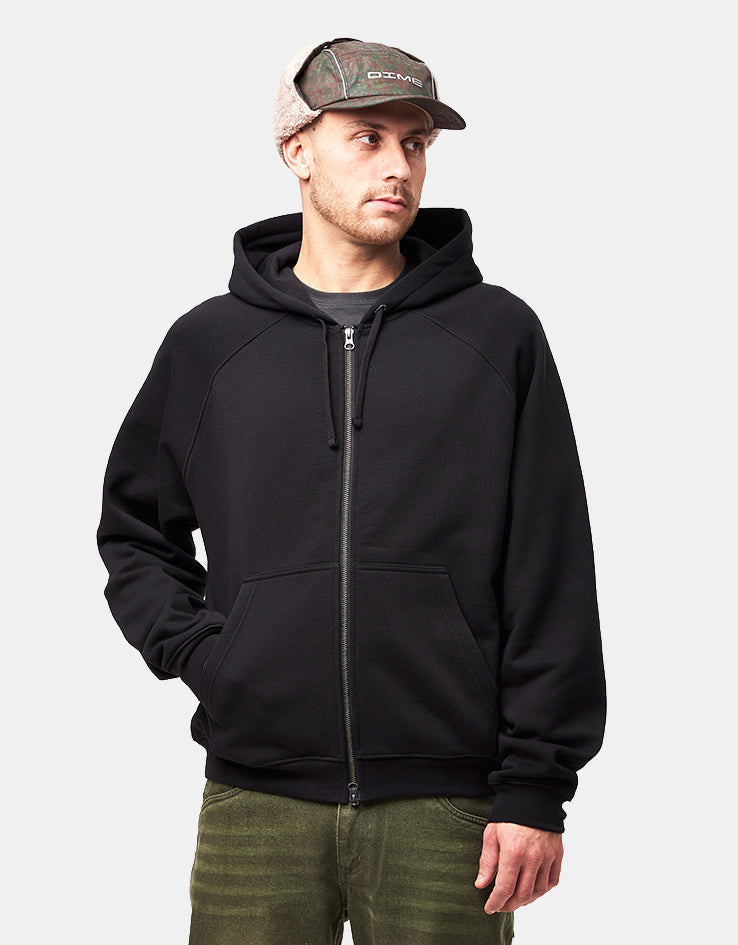 Dime MTL Spinal Zip Hoodie - Black