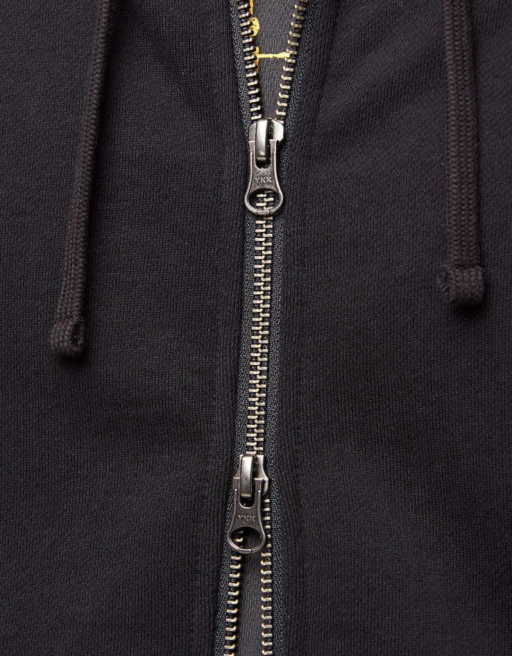 Dime MTL Spinal Zip Hoodie - Black