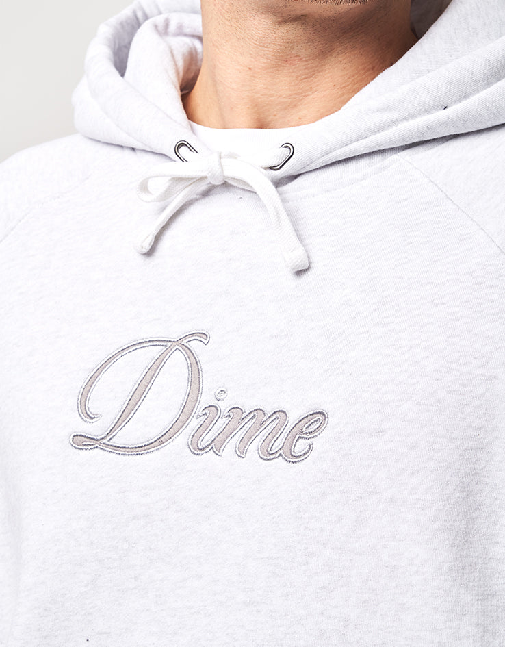 Dime MTL Cursive Logo Pullover Hoodie - Ash