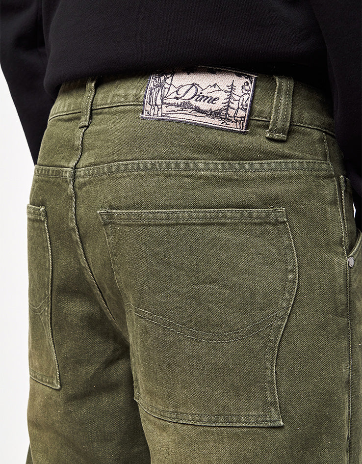 Dime MTL Relaxed Denim Pants - Sandblasted Forest