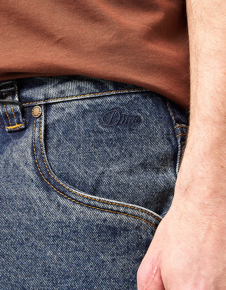 Dime MTL Relaxed Denim Pants - Stone Washed