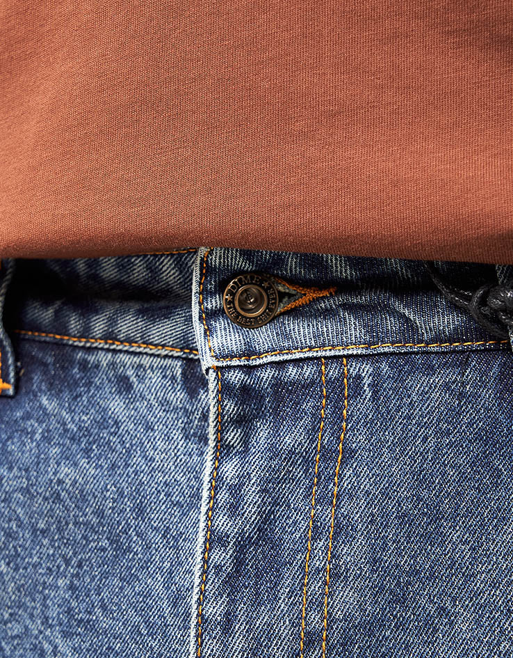 Dime MTL Relaxed Denim Pants - Stone Washed