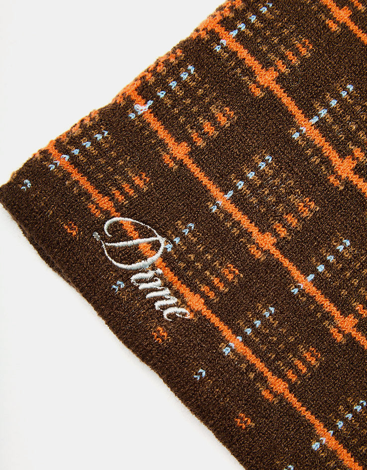 Dime MTL Super Plaid Skully - Brown Multi