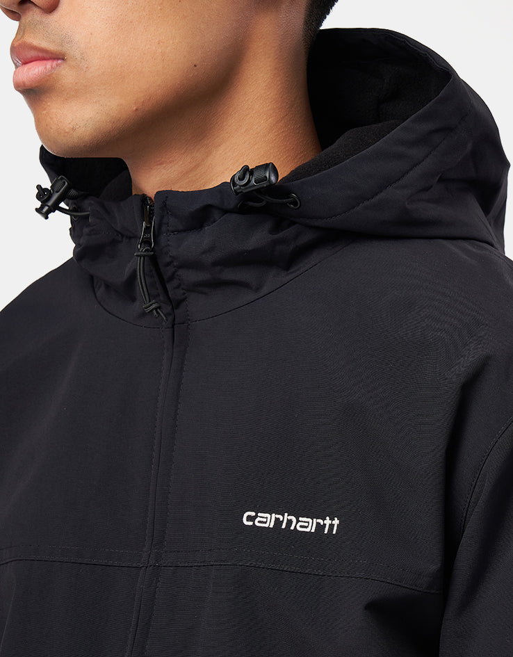 Carhartt WIP Hooded Sail Jacket - Black/White