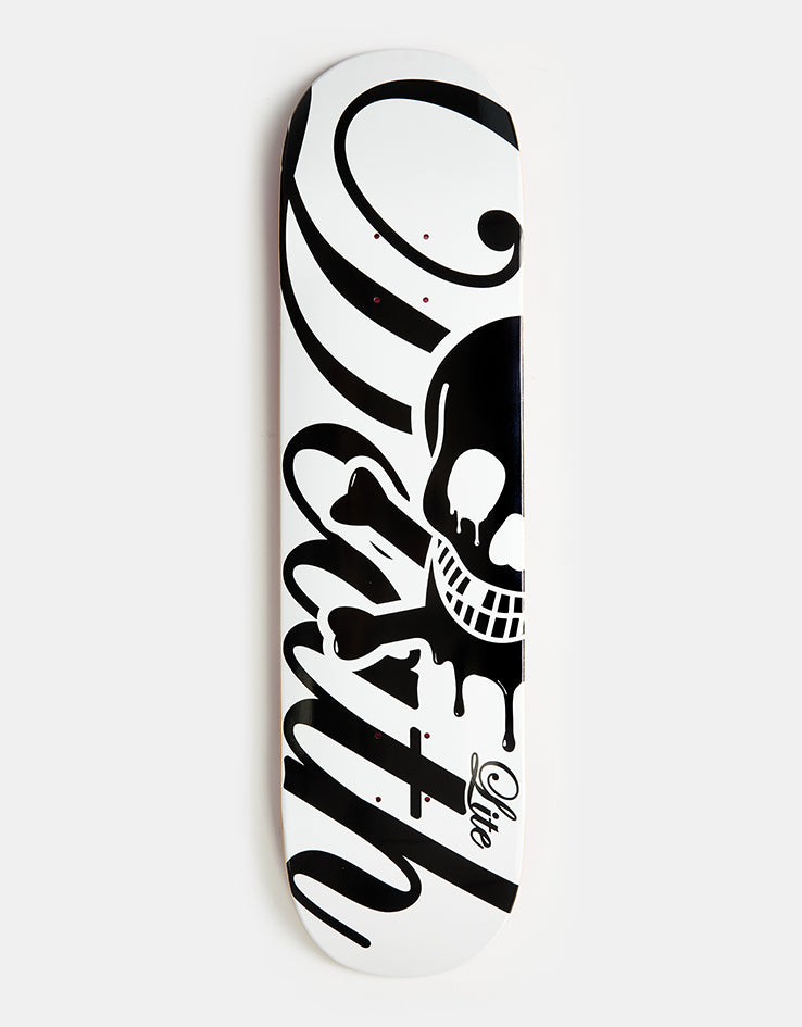 Death Script Lite Skateboard Deck - White/Black