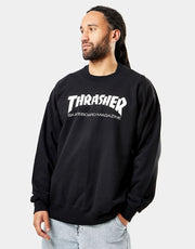 Thrasher Skate Mag Crewneck Sweat - Black
