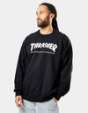 Thrasher Skate Mag Crewneck Sweat - Black