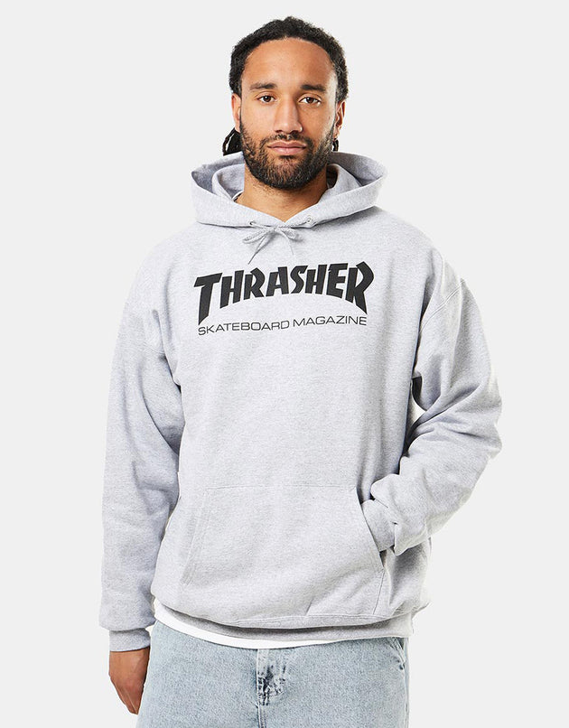 Thrasher Skate Mag Pullover Hoodie - Heather Grey