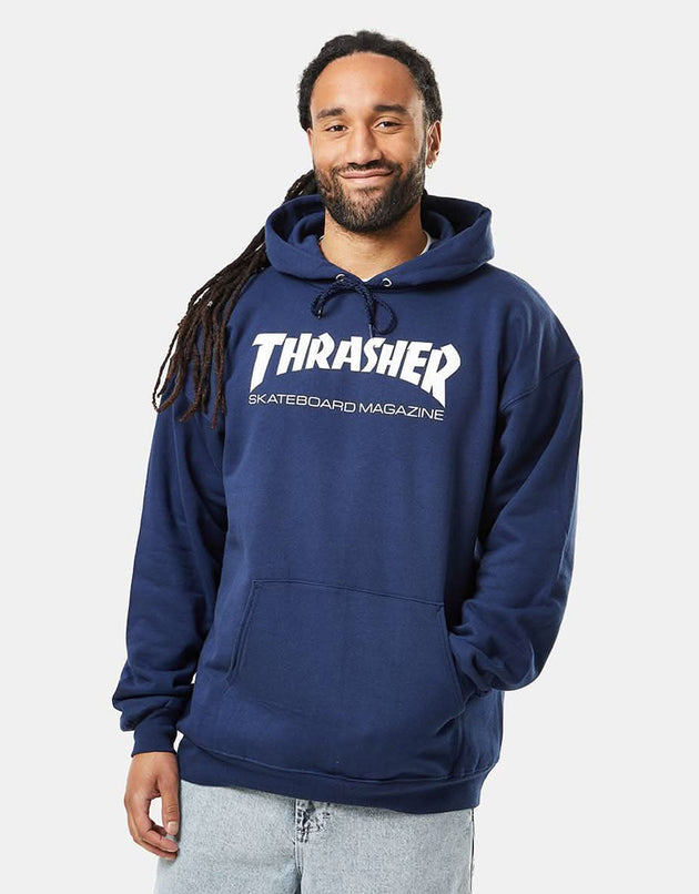 Thrasher Skate Mag Pullover Hoodie - Navy