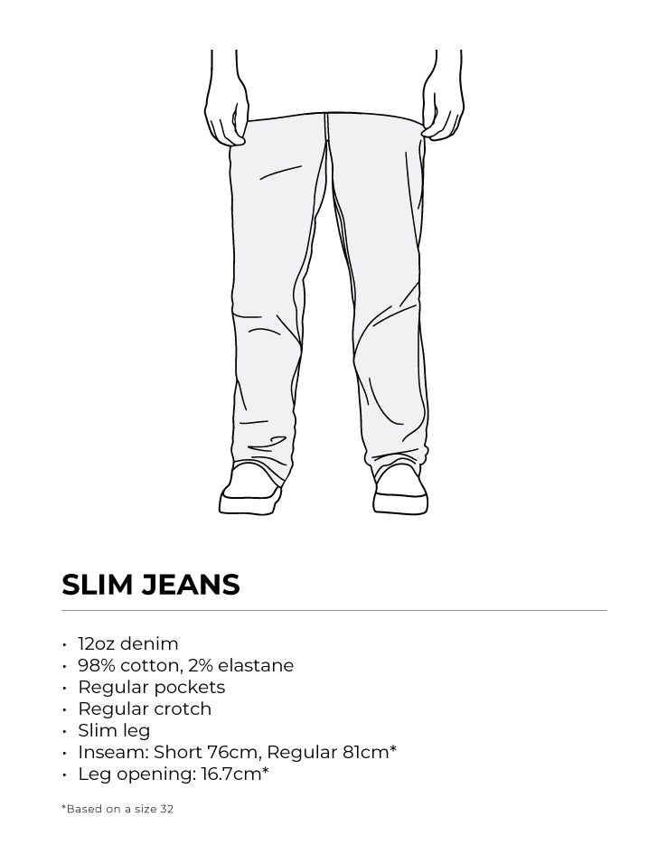 Route One Slim Denim Fit Guide