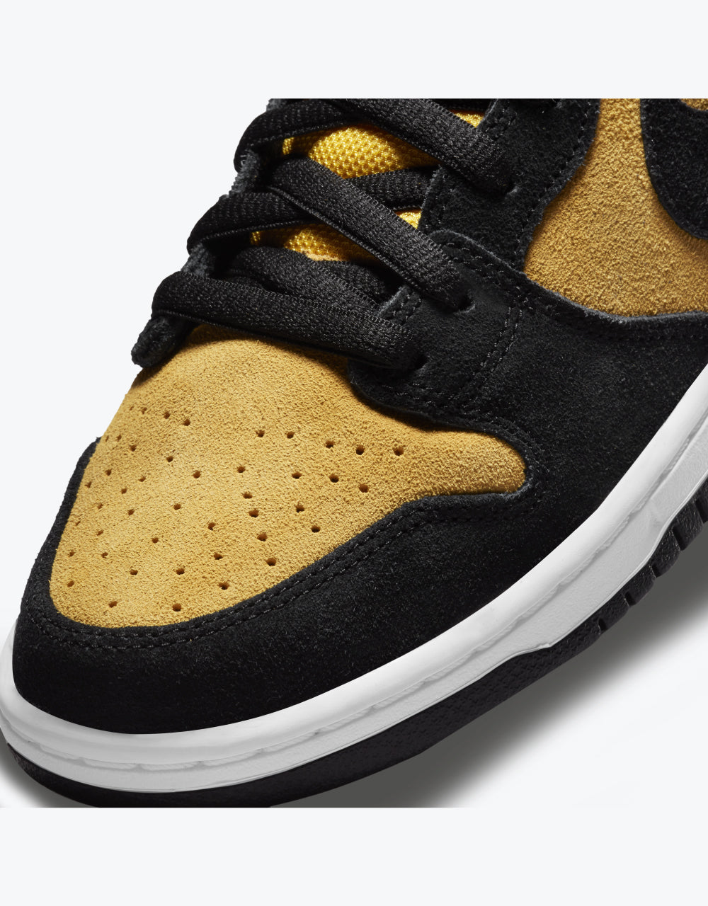 Nike SB Dunk High Pro Skate Shoes - Black/Black-Varsity Maize-White