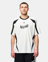 adidas x Welcome S/S Jersey -  Off White/Black