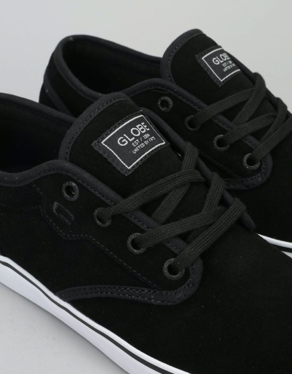 Globe Motley Skate Shoes - Black Suede