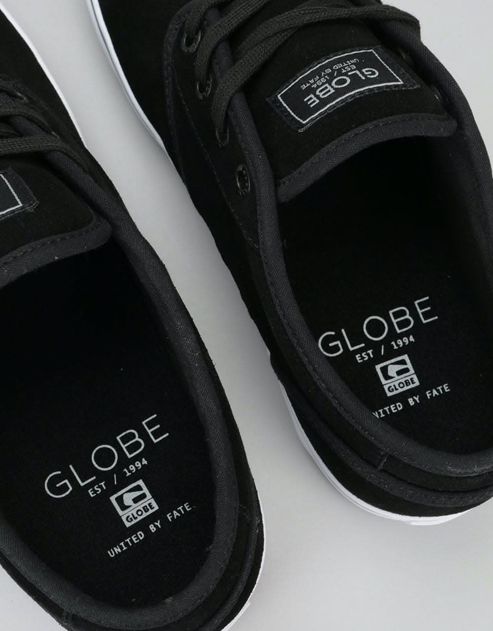 Globe Motley Skate Shoes - Black Suede