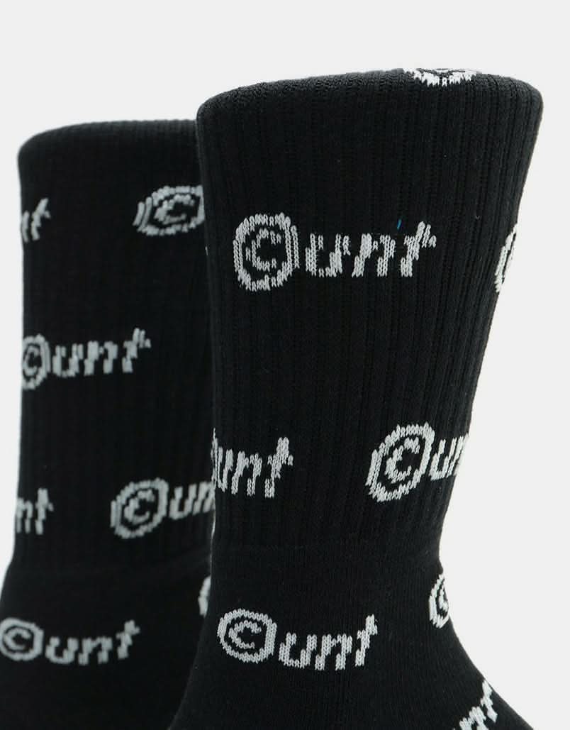 Route One C-UNT Crew Socks - Black