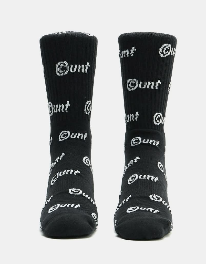 Route One C-UNT Crew Socks - Black