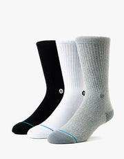 Stance Icon Classic Crew 3 Pack Socks - Multi