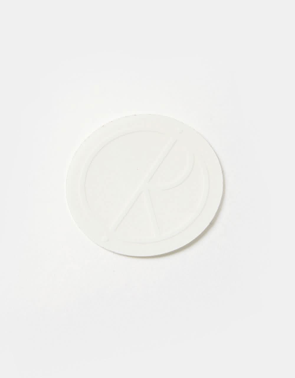 Polar Stroke Logo Sticker - White