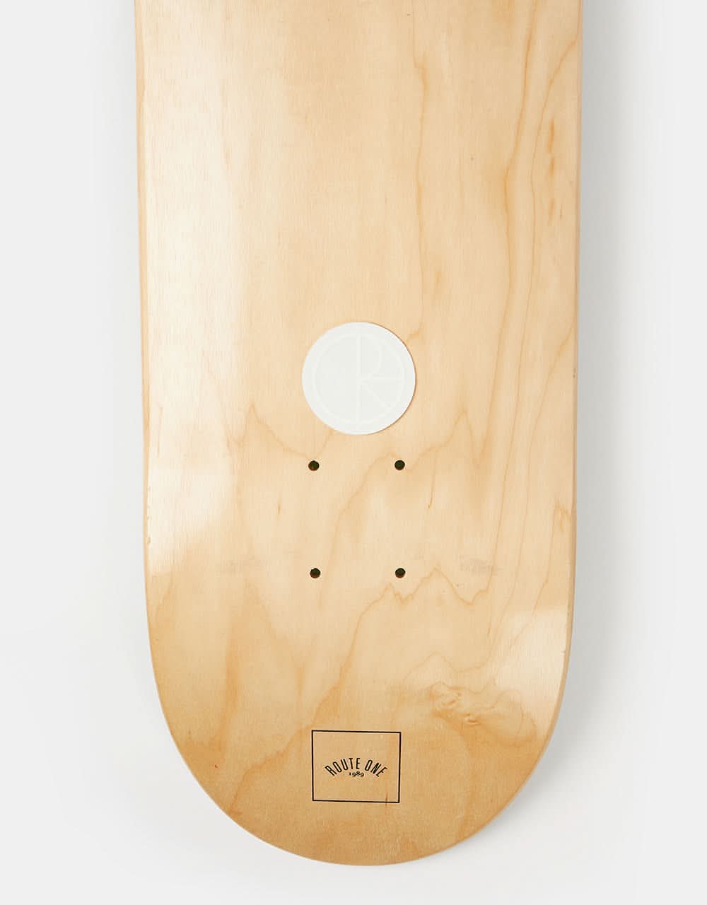 Polar Stroke Logo Sticker - White