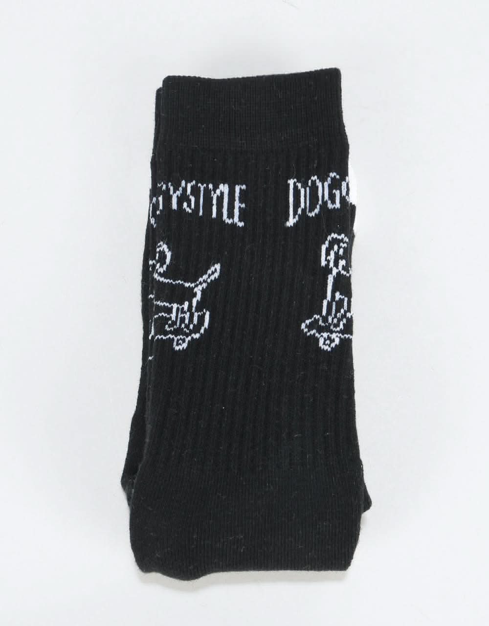 Route One Doggy Style Crew Socks - Black/White