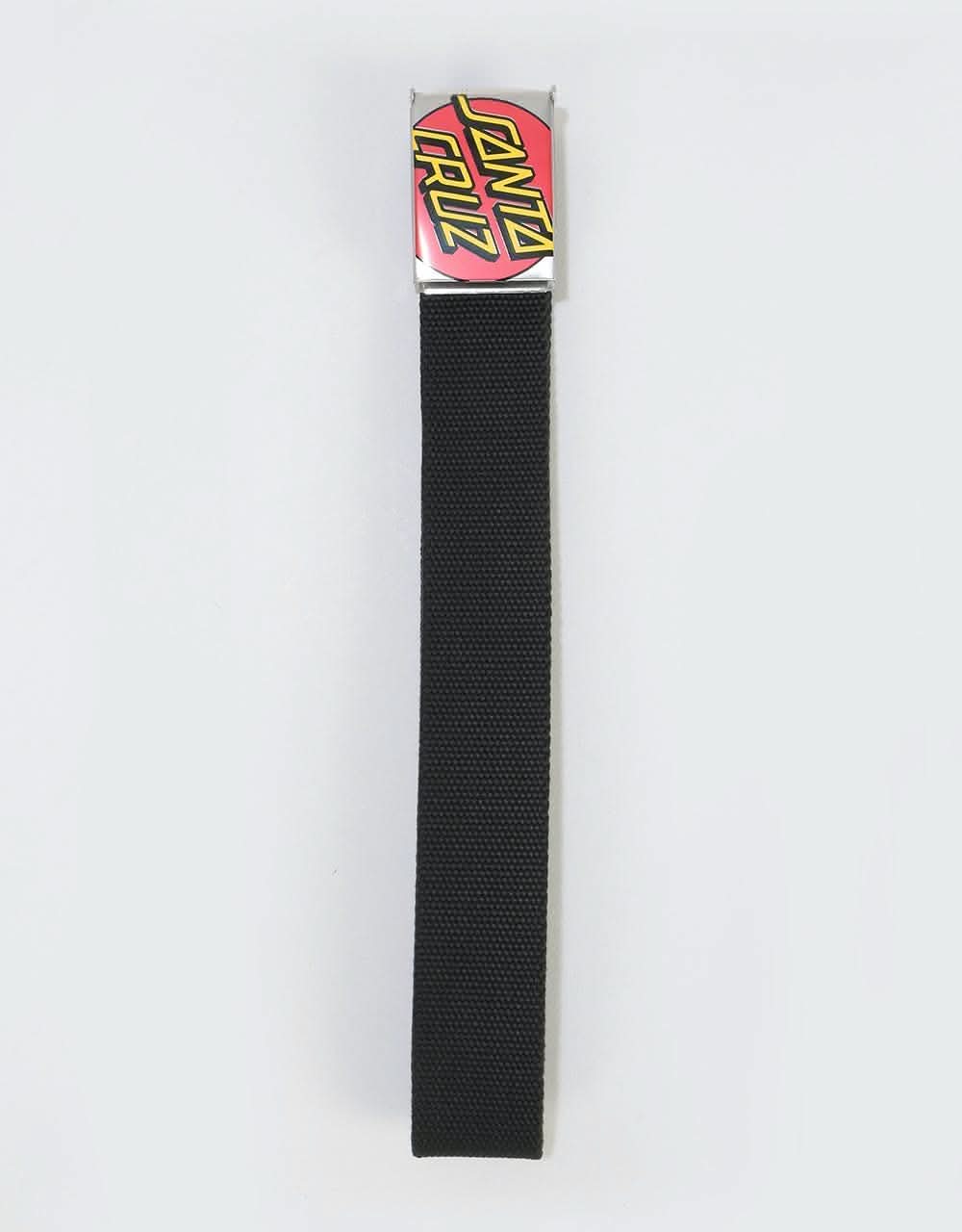 Santa Cruz Crop Dot Web Belt - Black