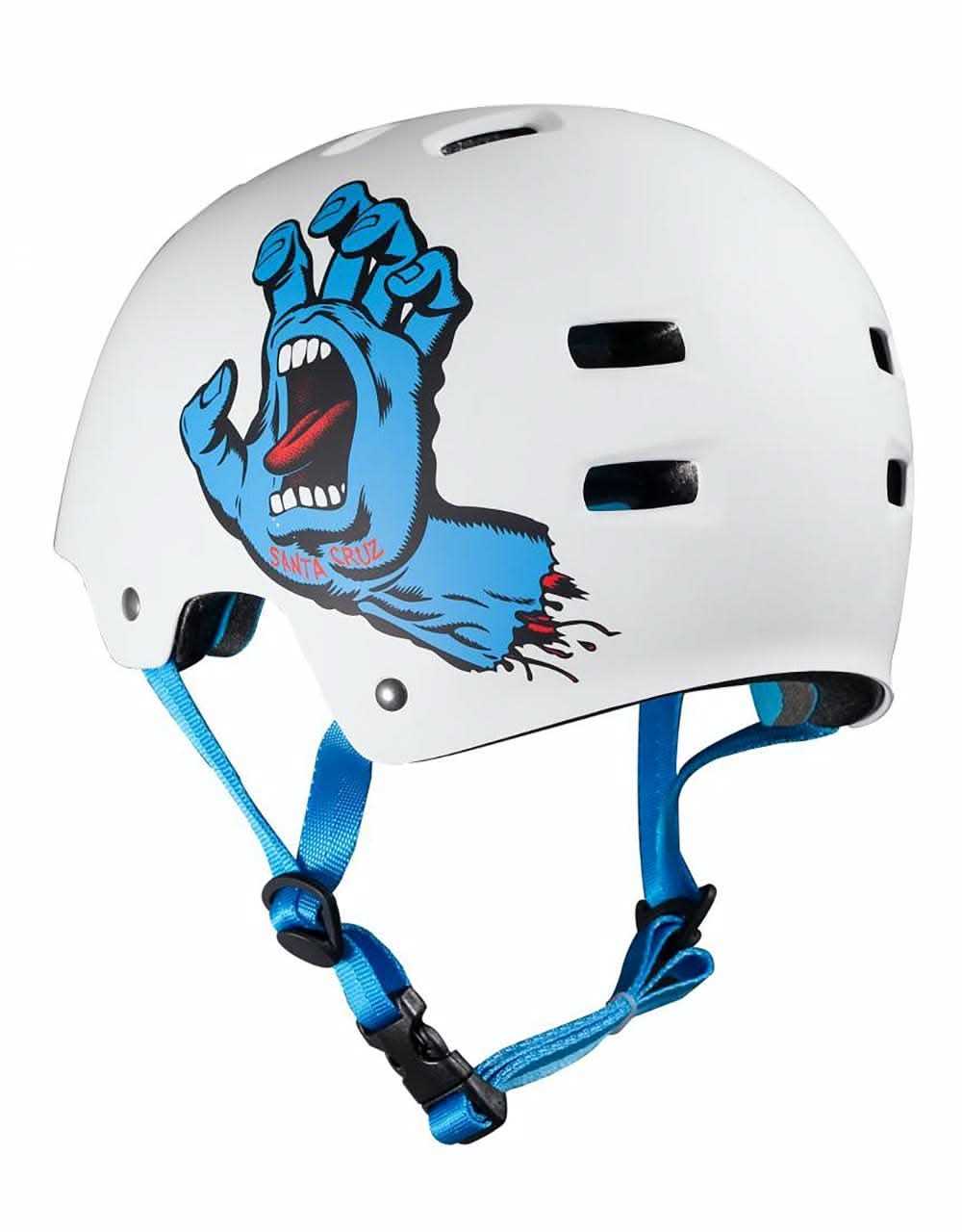 Bullet x Santa Cruz Screaming Hand Helmet - Matt White