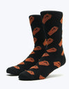 Route One Coffin Socks - Black