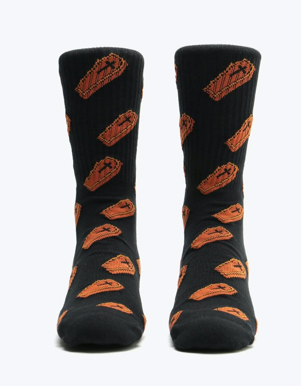 Route One Coffin Socks - Black