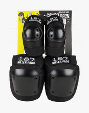 187 Killer Pads Knee & Elbow Combo Pack - Black