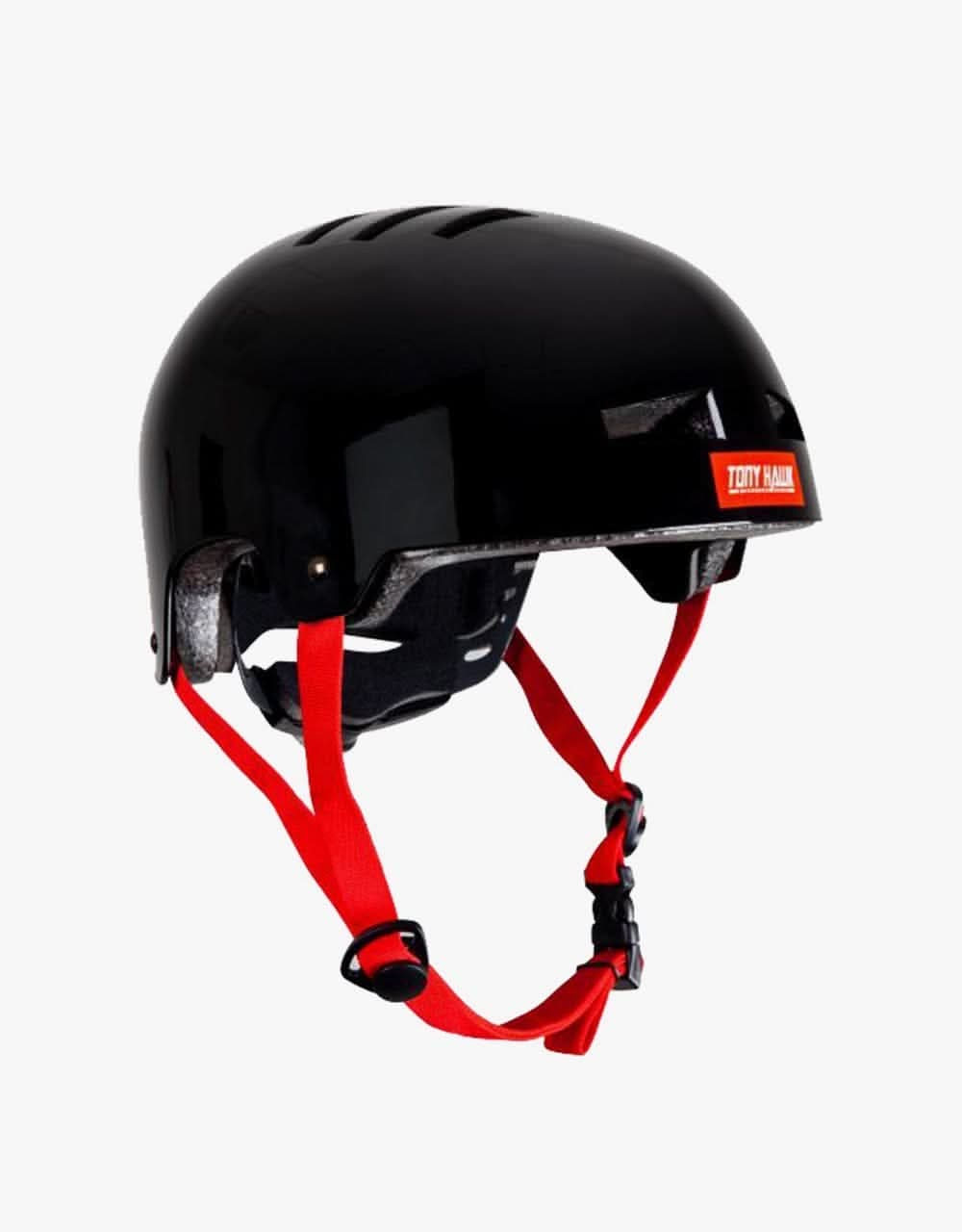 Tony Hawk Junior Helmet and Triple Pad Set - Black/Red