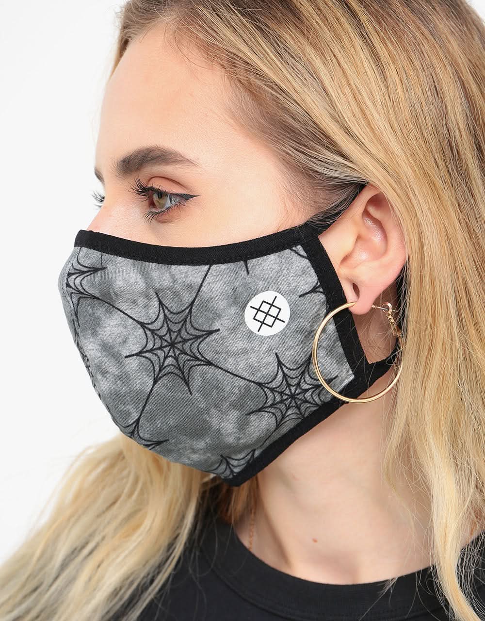 Stance Webbed Face Mask - Black