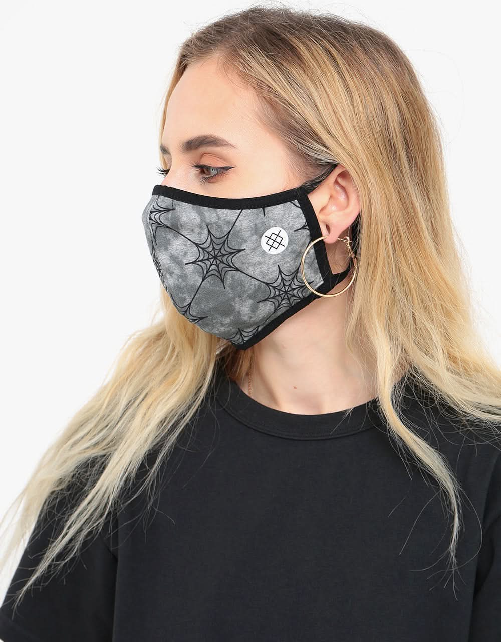 Stance Webbed Face Mask - Black