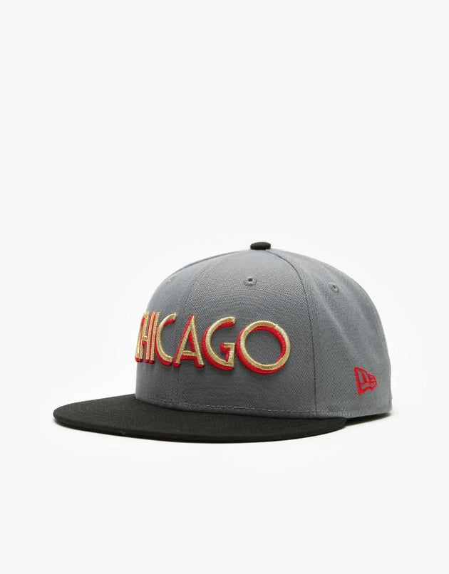 New Era 9Fifty Chicago Bulls City Series Official Snapback Cap - Team