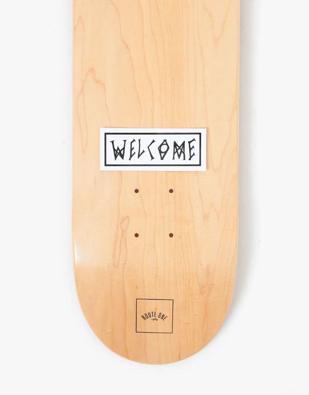 Welcome Scrawl 5" Sticker